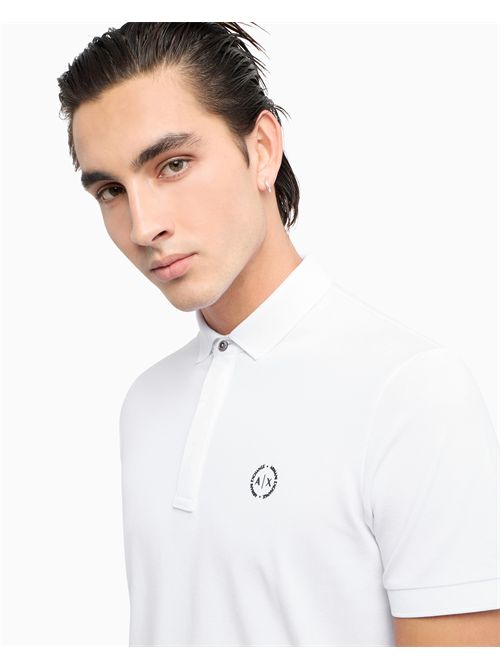 polo uomo bianca ARMANI EXCHANGE | 8NZF91ZJ81Z/1100